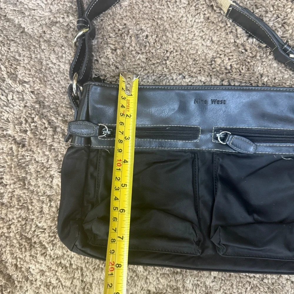 Nine west Black Leather crossbody! NWOT!
